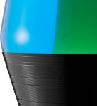 Lava The Original Lamp - 14.5'' Vinyl Record Grooved Base - Classic Liquid Motion Lamp - Yellow and Blue Liquid - Item #2020 (Amazon Exclusive)