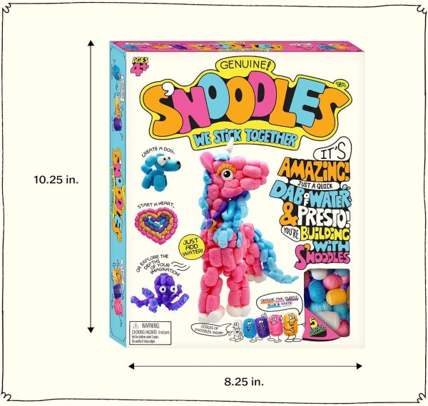 Schylling S'Noodles - Creative Building Craft Kit - Just Add Water - Ages 4 and Up - One Kit