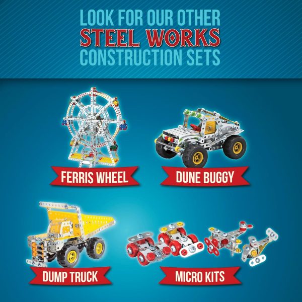 Schylling Steel Works 5 Model Construction Building Kit