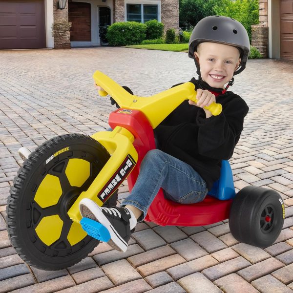 Schylling Big Wheel Chopper - BWCHP - Low-Riding Tricycle with Adjustable Seat for Growing Child up to 70 lbs. - Original Classic Bike - Ages 3 and Up